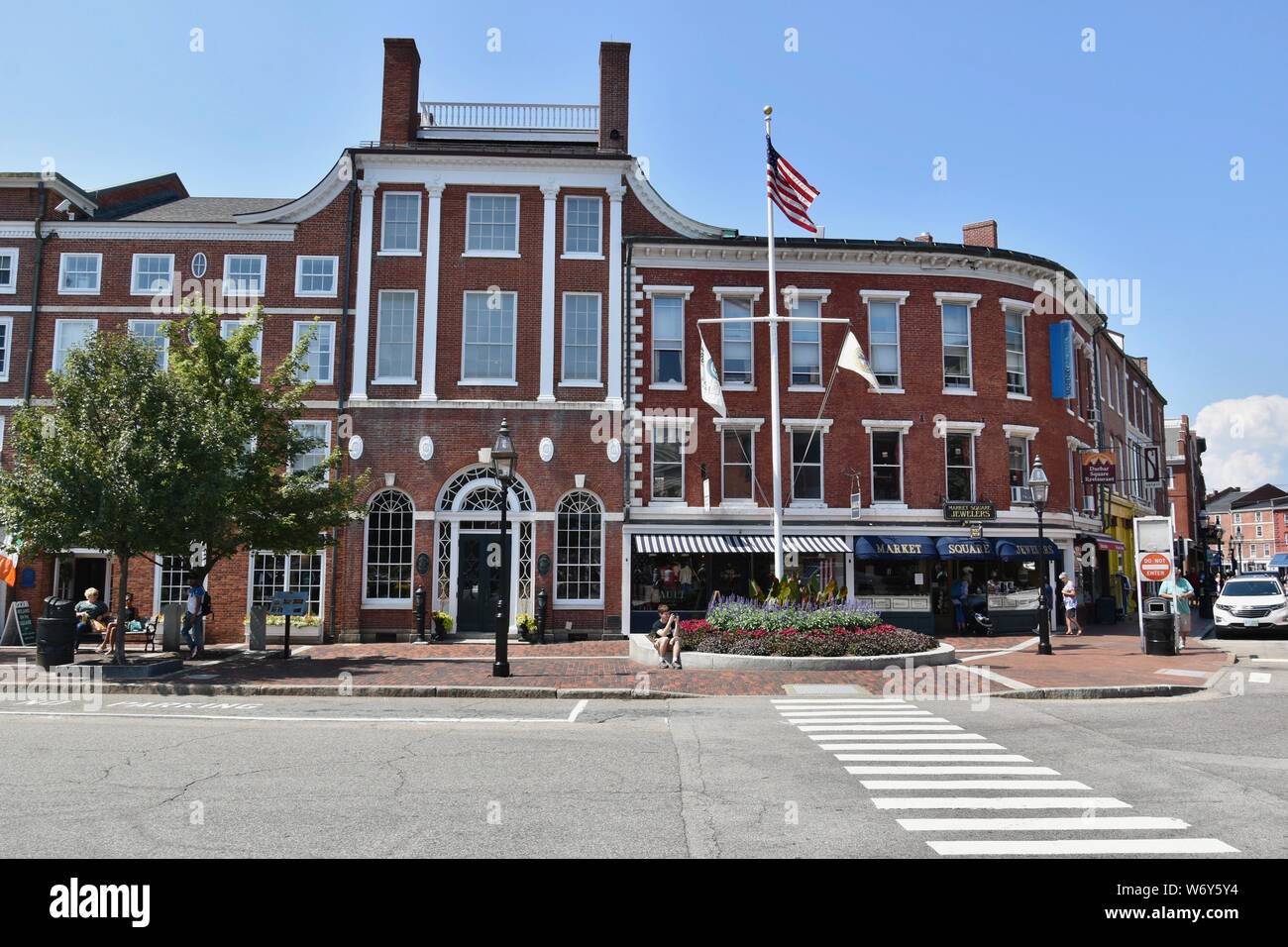 Views from travels around New England Stock Photo