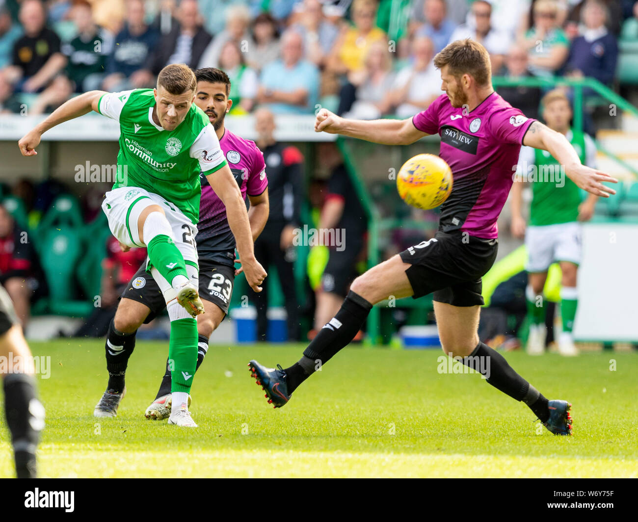 3rd Aug 2019, Easter Road Stadium, Leith, Edinburgh, Scotland; Scottish ...