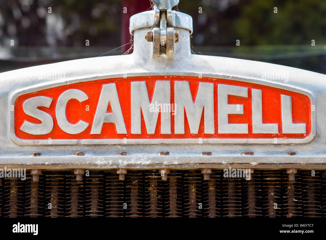 Vintage 1932 Scammell lorry badge Stock Photo