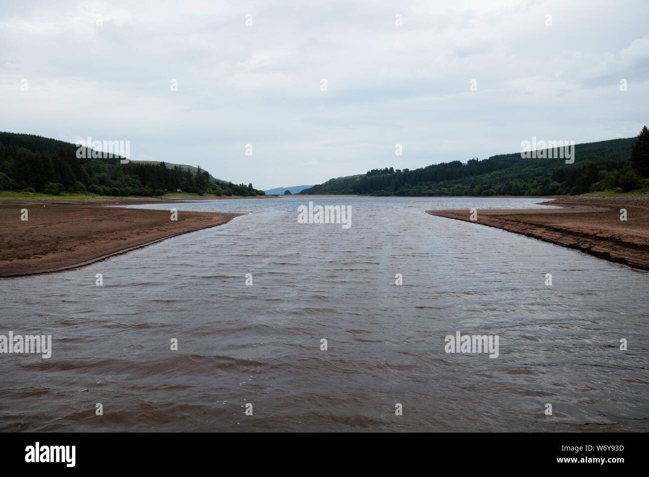 Llwyn On Reservoir, Merthyr Tydfil, South Wales, UK. 3 August 2019. UK
