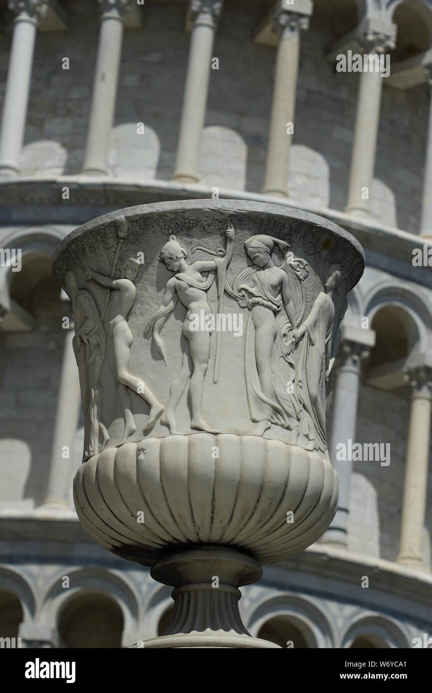 The Leaning Tower of Pisa Stock Photo