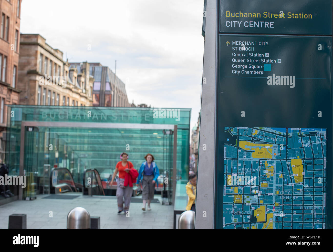 Glasgow City Centre, Scotland's second city Stock Photo