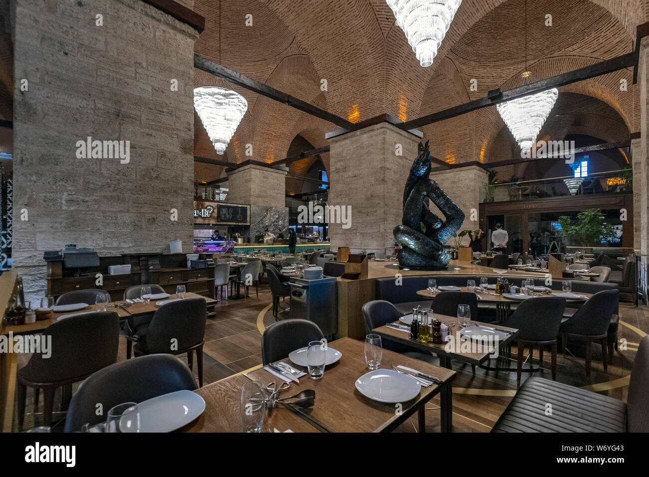 NUSR-ET STEAKHOUSE in The Sandal Bedesteni inside The Grand  Bazaar,Istanbul,Turkey Stock Photo - Alamy