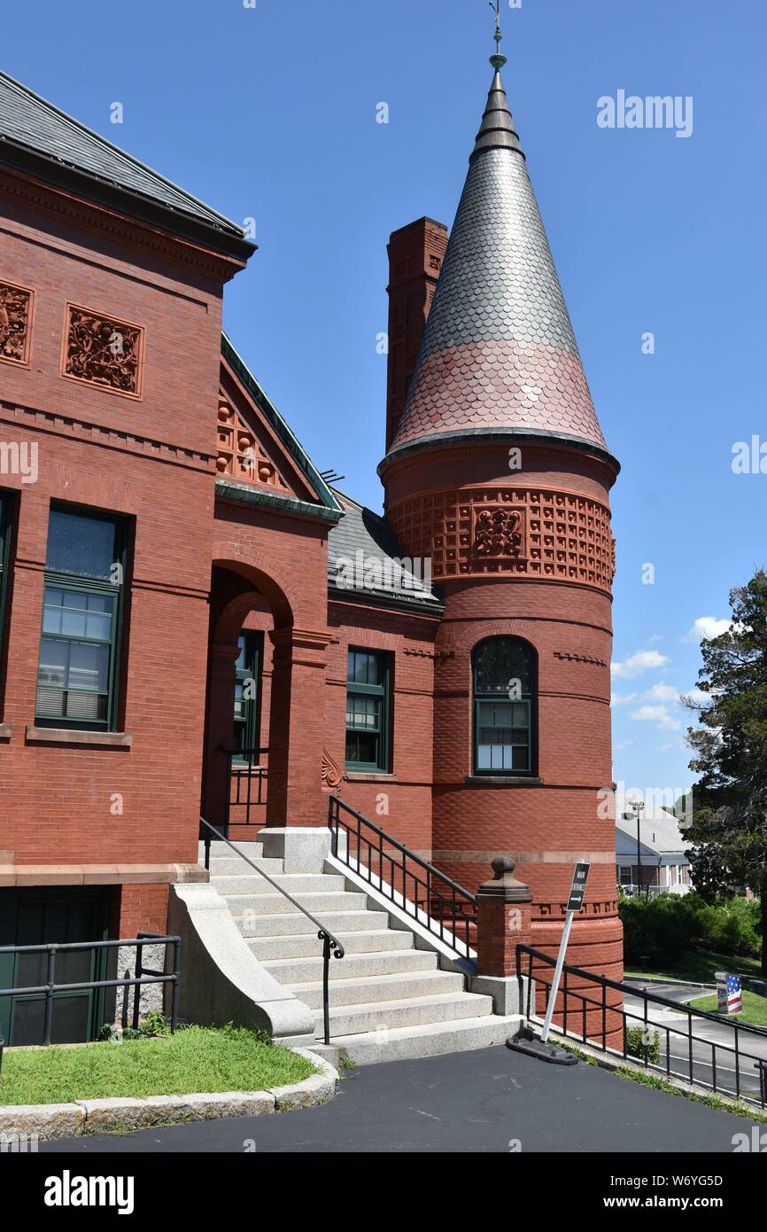 A view of Belmont Center (downtown Belmont), Massachusetts in Metro