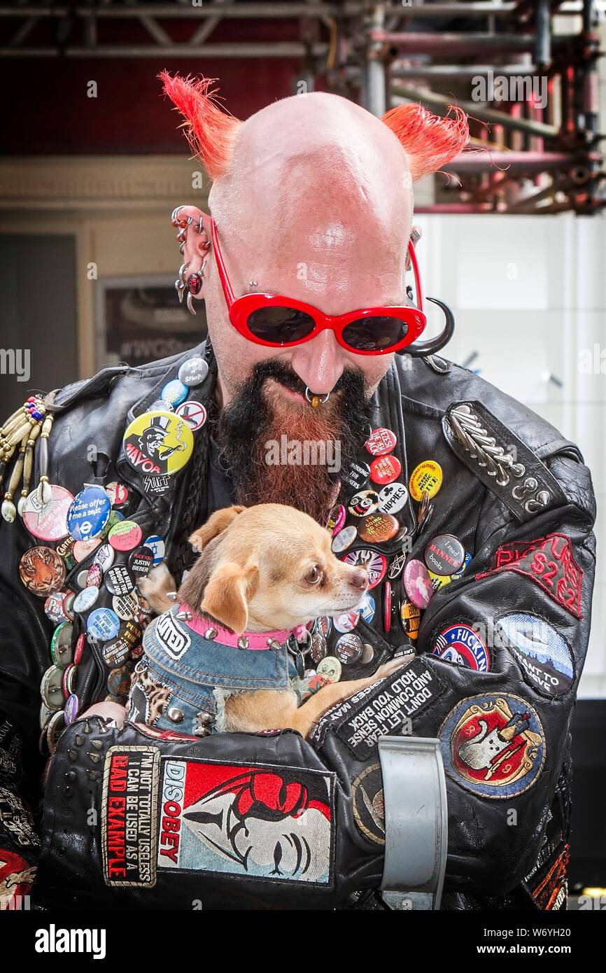 Blackpool, Lancashire, UK. 3rd August 2019. The fabulous Punk Rebellion  festival returns to the Winter Gardens in Blackpool for a weekend of live  punk rock music. The Rebellion Festival, formerly Holidays in