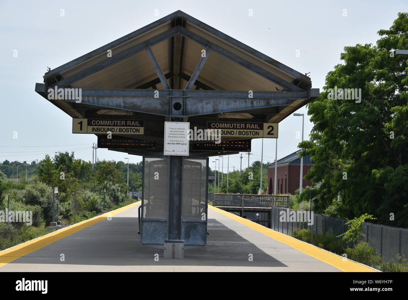 MBTA Commuter Rail Trains and Station Terminals North of Boston