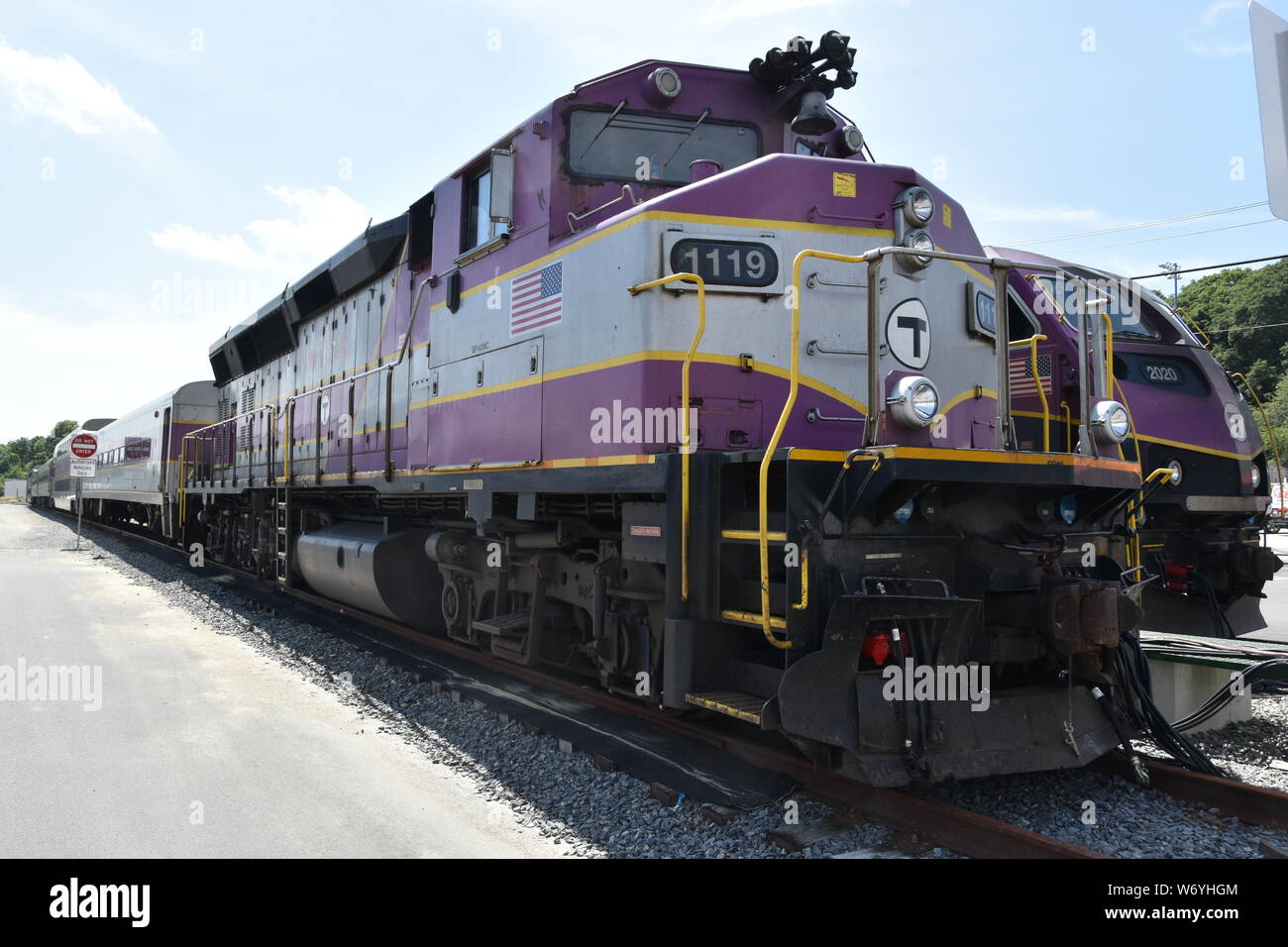 MBTA Commuter Rail Trains and Station Terminals North of Boston