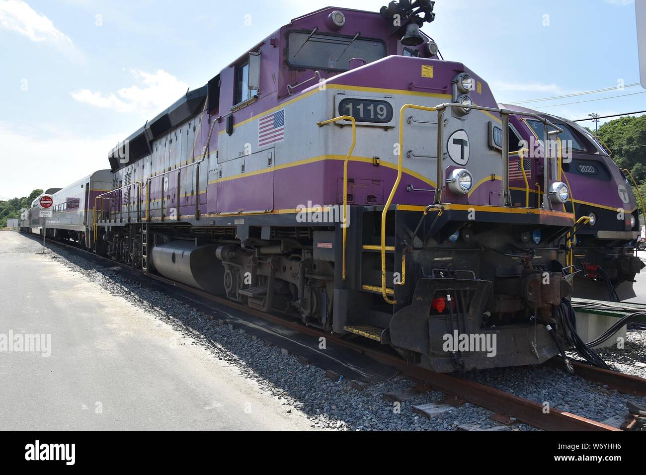 MBTA Commuter Rail Trains and Station Terminals North of Boston