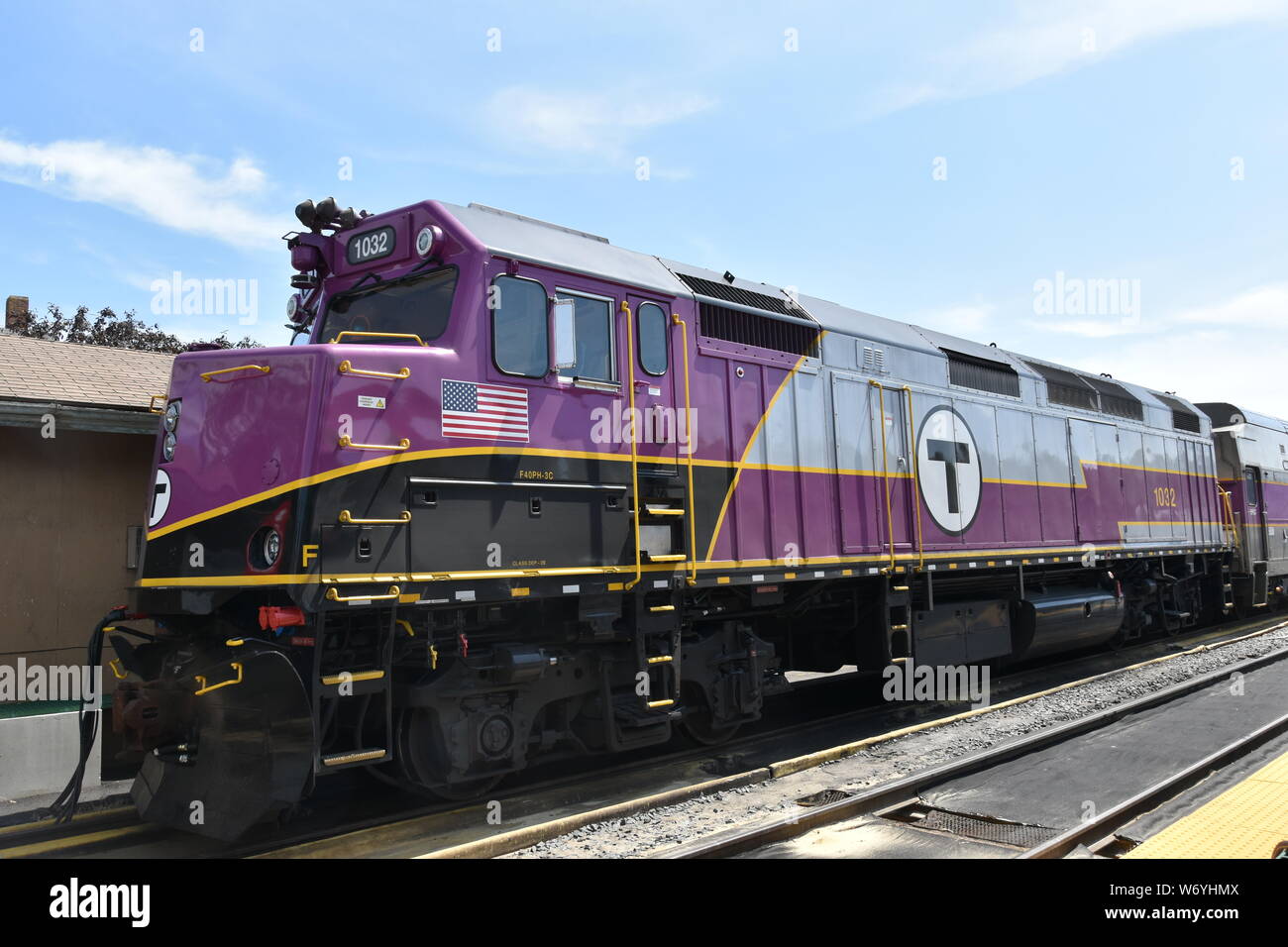 MBTA Commuter Rail Trains and Station Terminals North of Boston