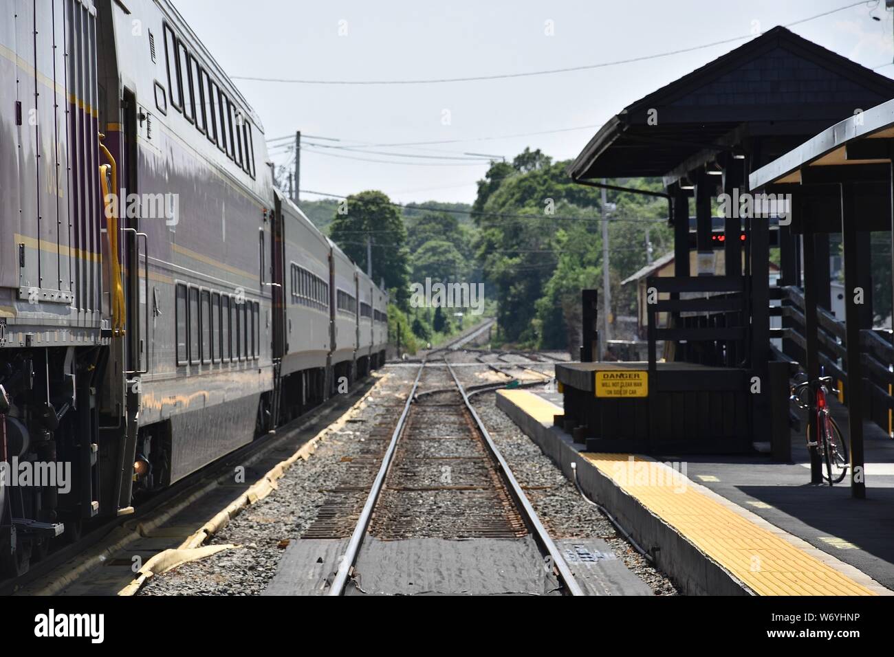 MBTA Commuter Rail Trains and Station Terminals North of Boston