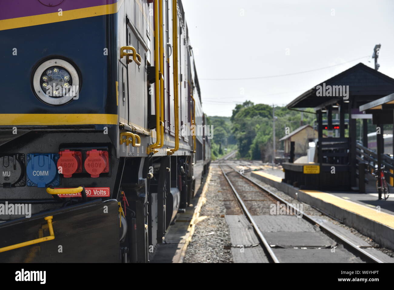 MBTA Commuter Rail Trains and Station Terminals North of Boston