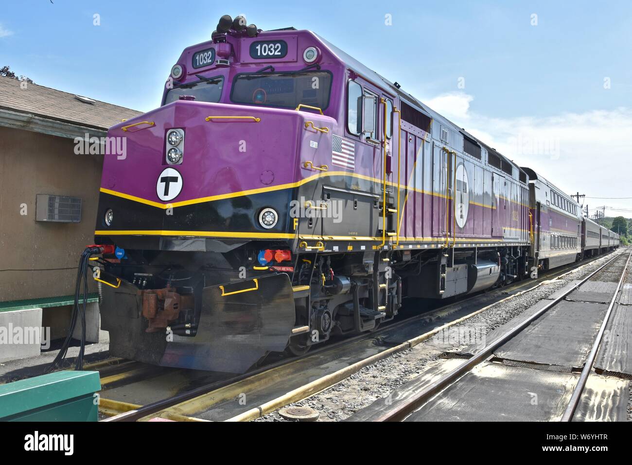 MBTA Commuter Rail Trains and Station Terminals North of Boston