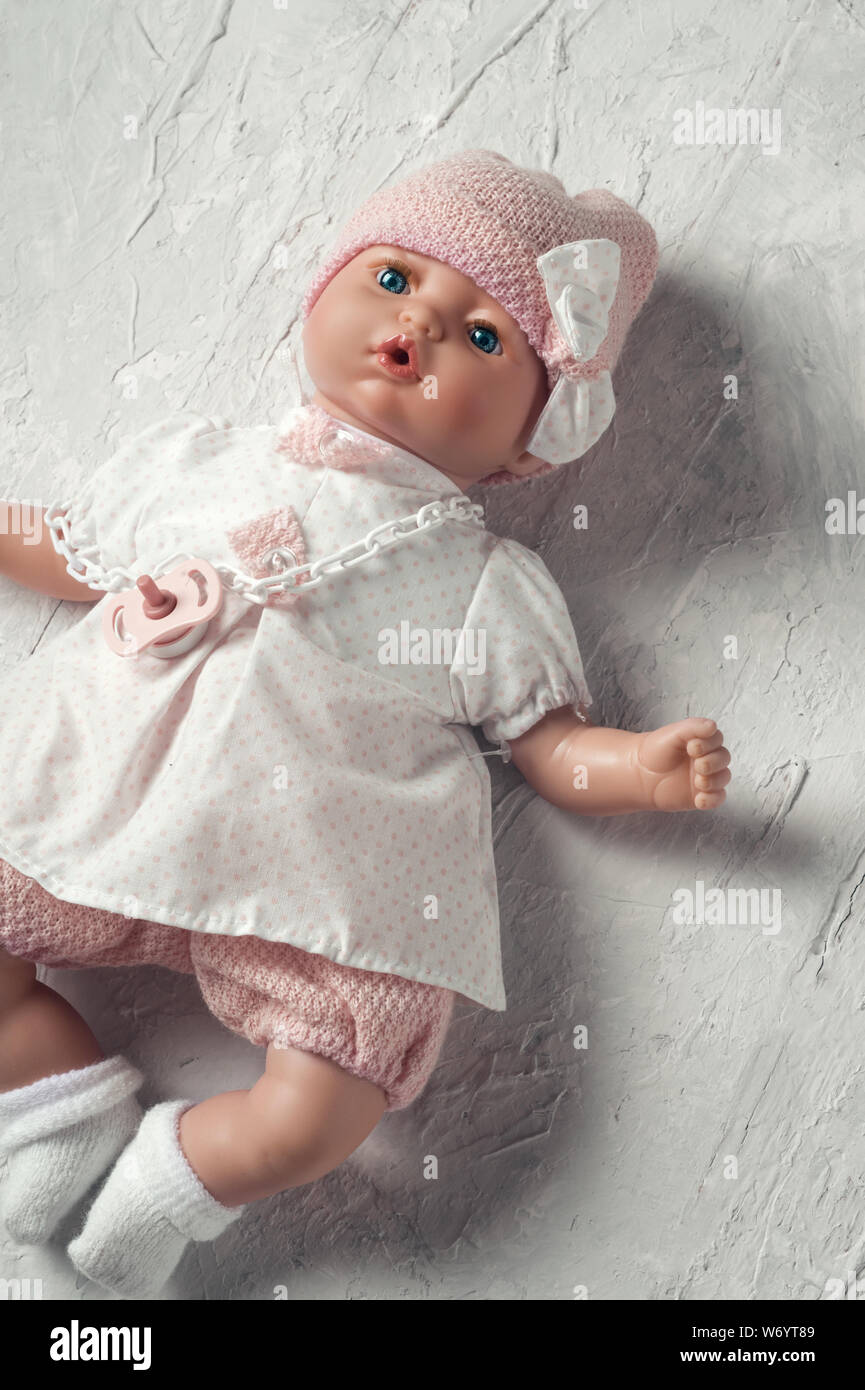baby doll with dummy