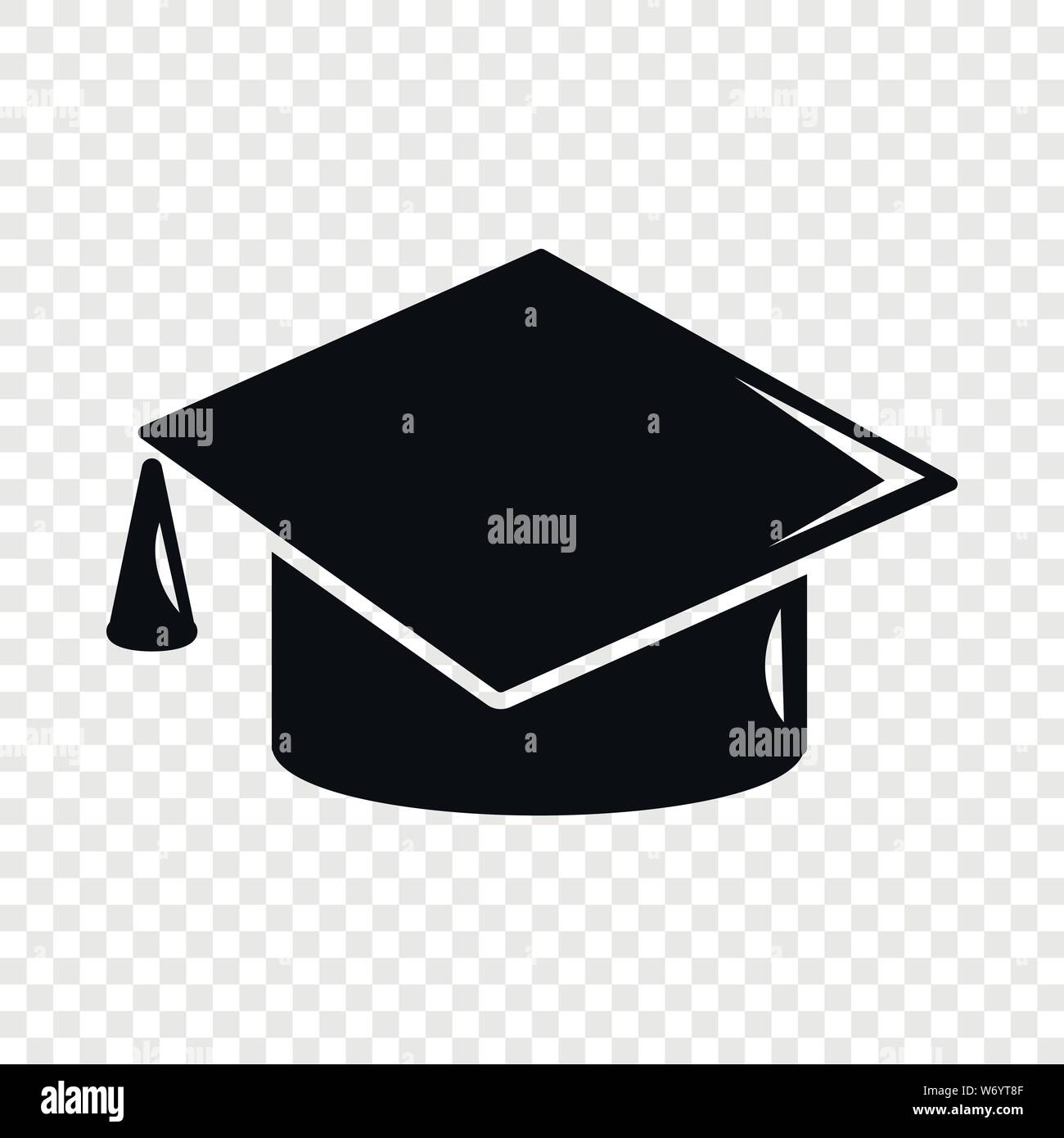 Graduation cap icon, simple black style Stock Vector Image & Art - Alamy