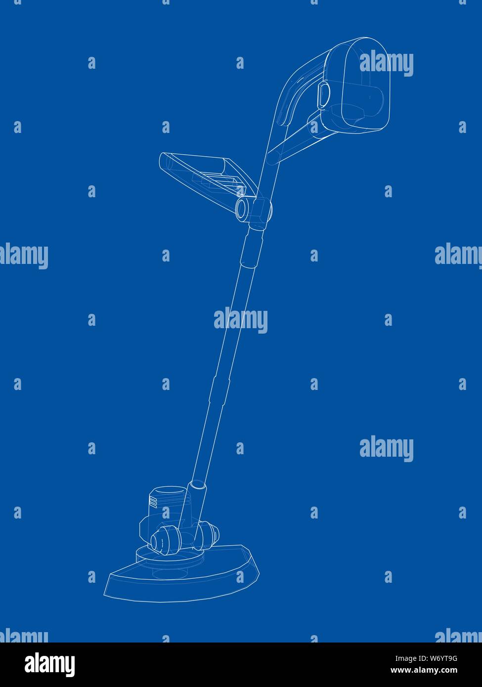 Outline trimmer grass cutter. Vector Stock Vector Image & Art Alamy