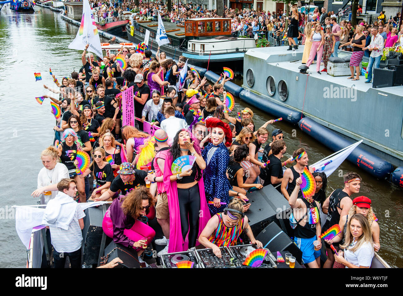 Gay pride canal parade festival hires stock photography and images Alamy