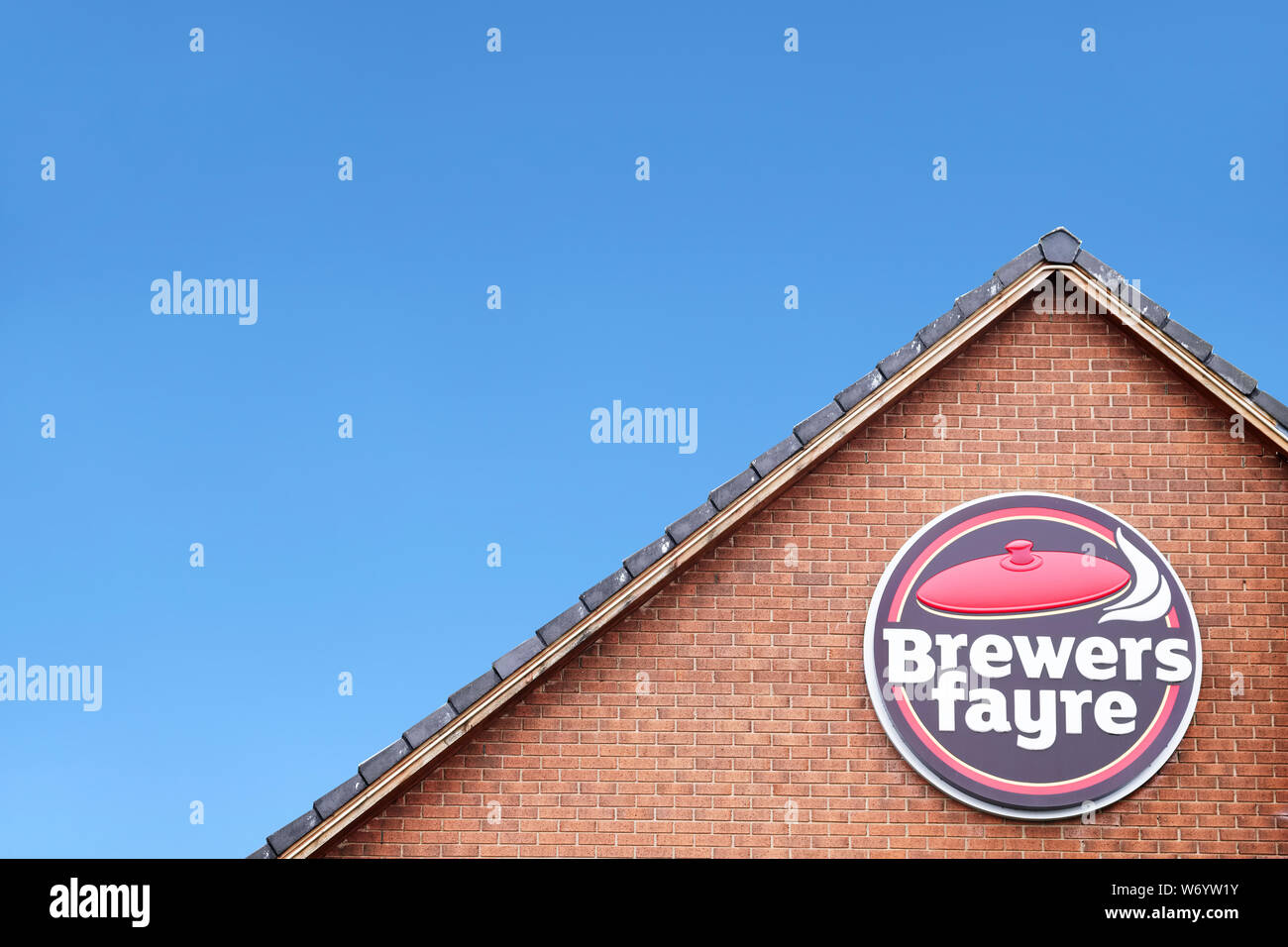 London, England / Scotland August 1st 2019 Brewers Fayre pub chain opening at new Premier Inn