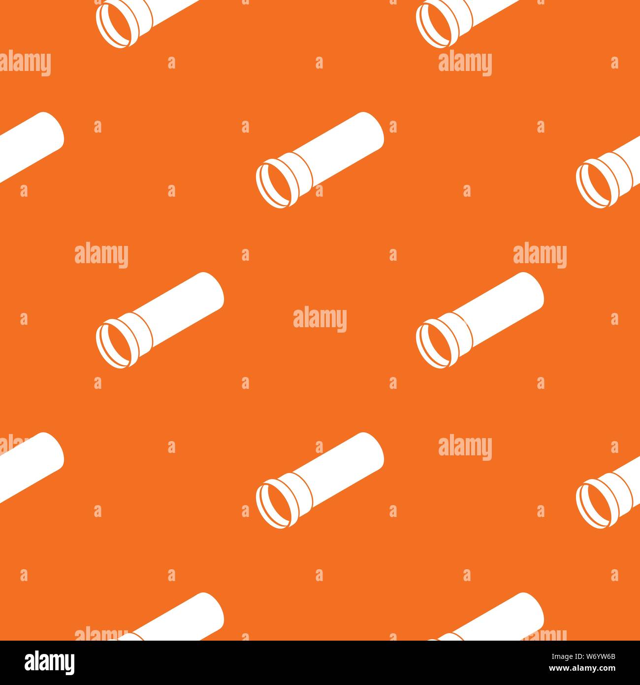 Plastic pipe pattern vector orange Stock Vector Image & Art - Alamy