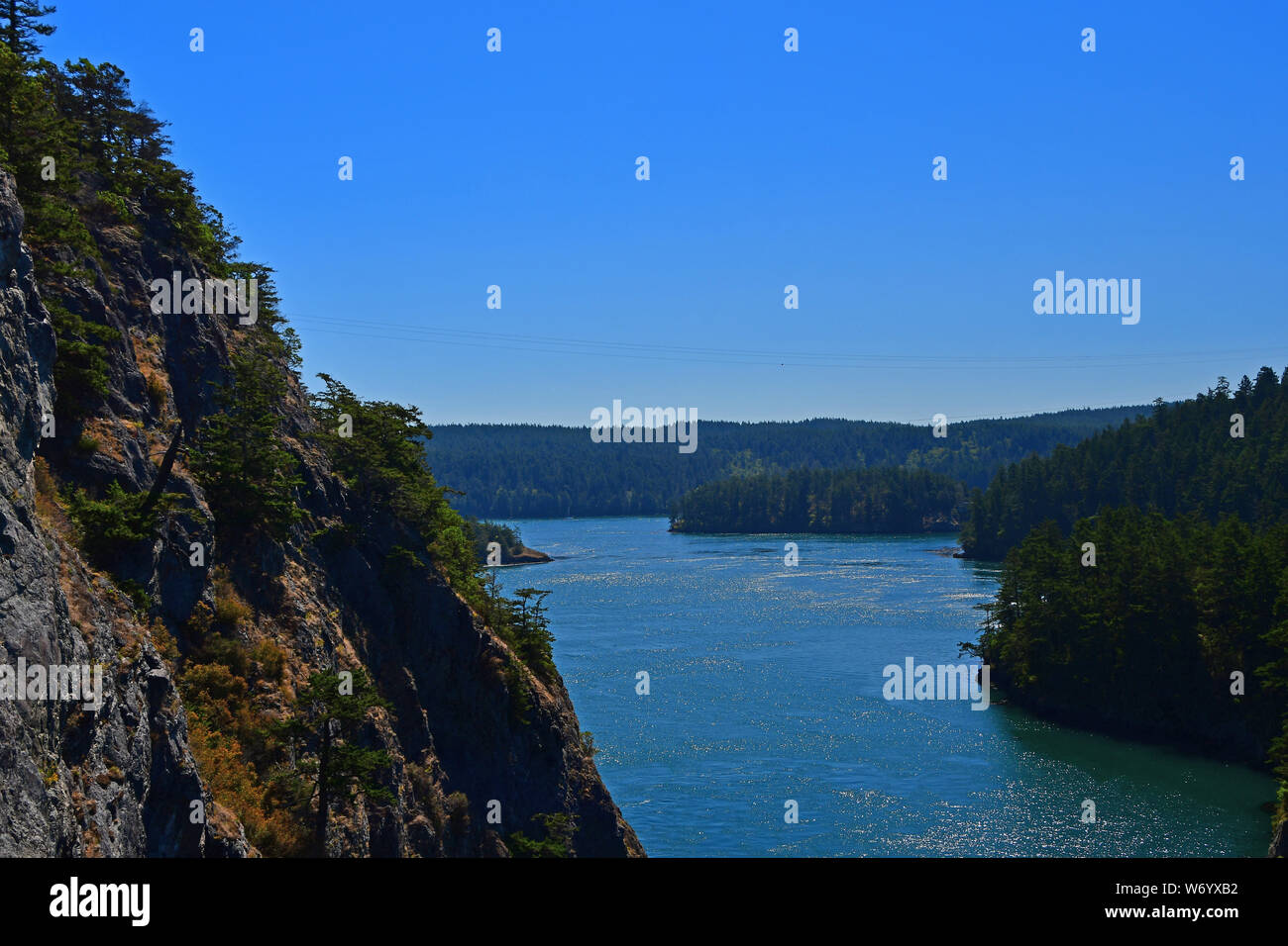 View Of The Natural Beauty Of Deception Pass Near Whidbey Island ...