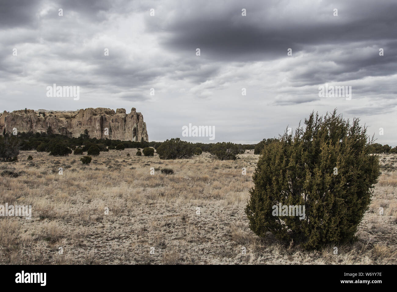 El Morro National Monument in New Mexico Stock Photo