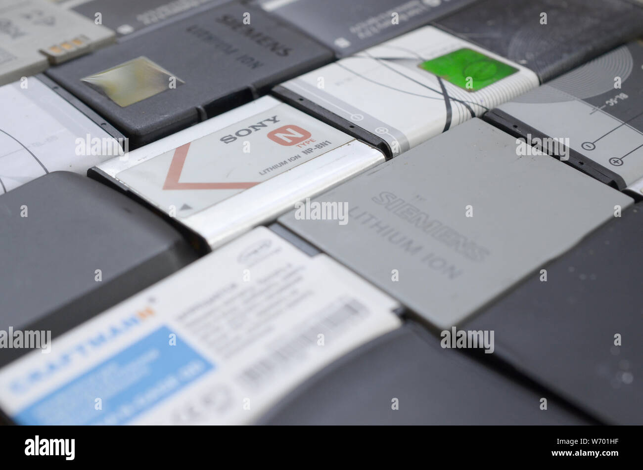 Old cell phone batteries hires stock photography and images Alamy