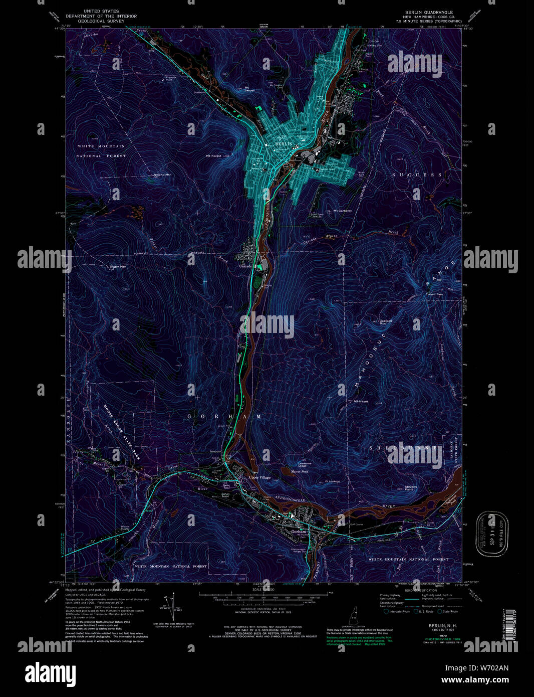Map of berlin new hampshire hires stock photography and images Alamy