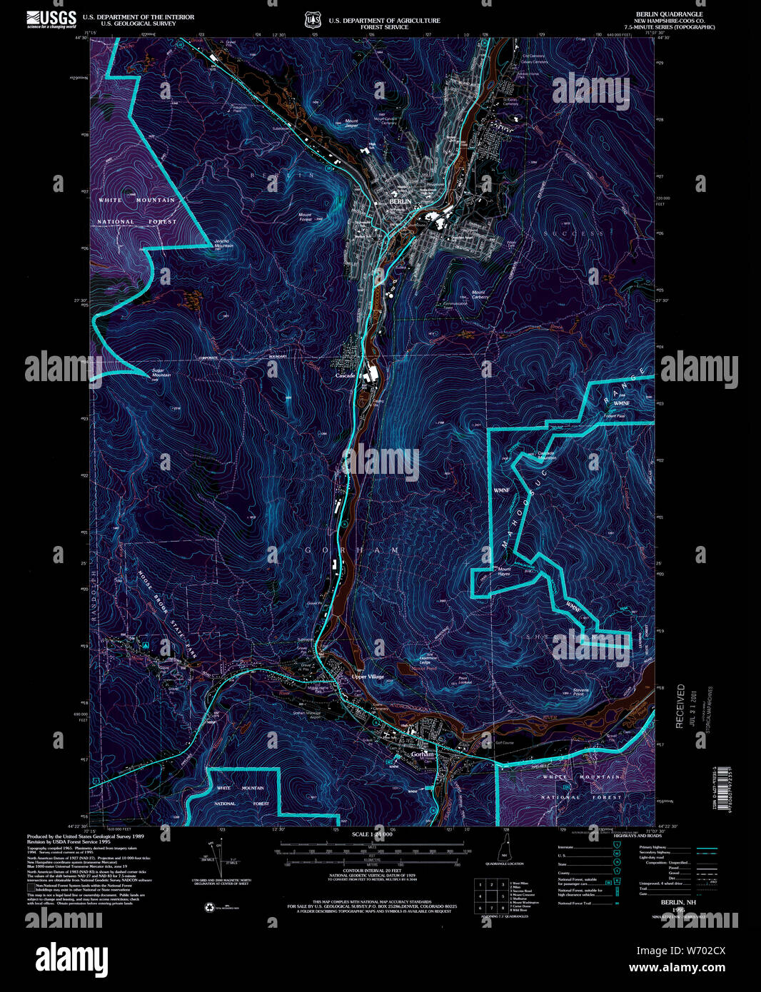 Map of berlin new hampshire hires stock photography and images Alamy