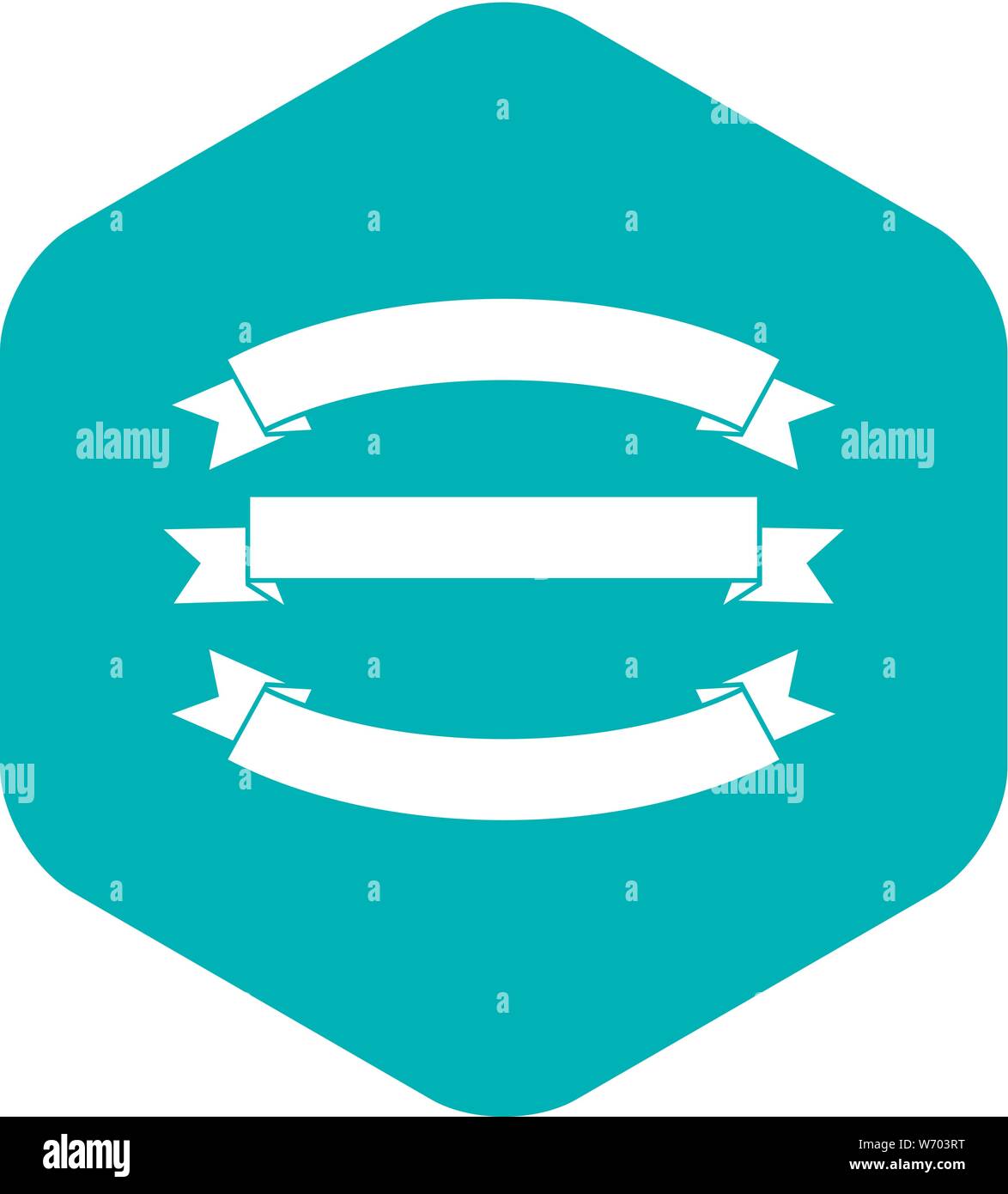 Ribbons icon, simple style Stock Vector Image & Art - Alamy