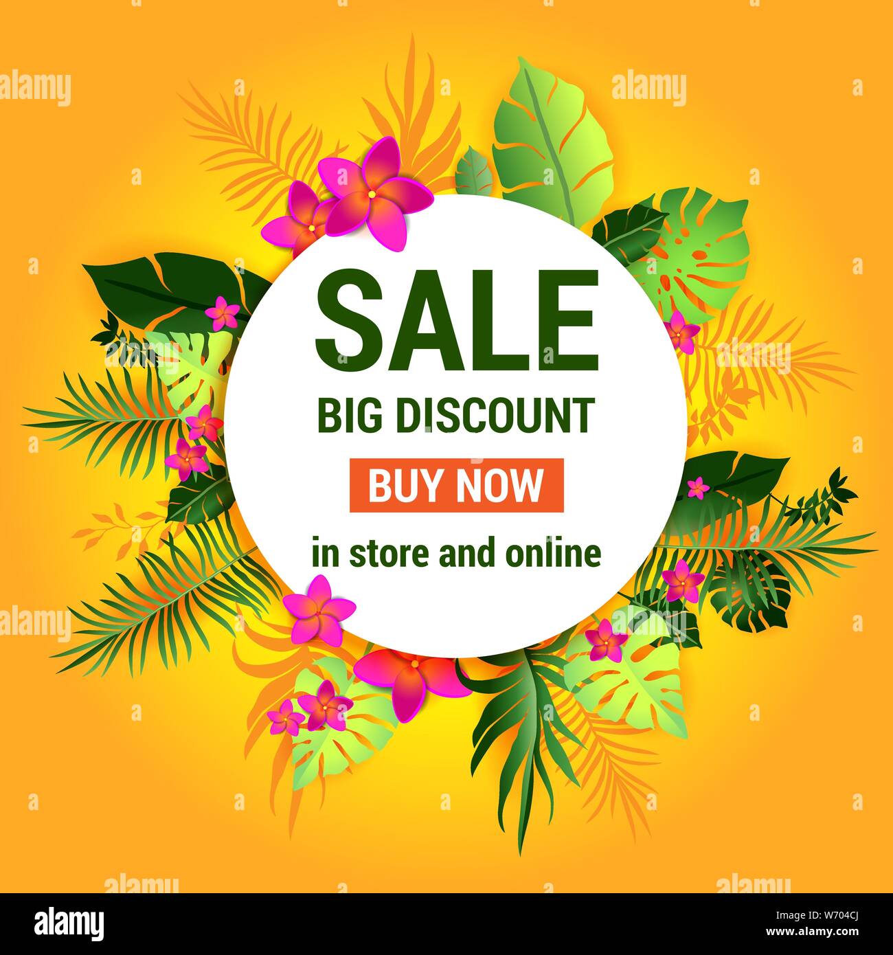 Yellow Advertising banner Stock Vector Image & Art Alamy