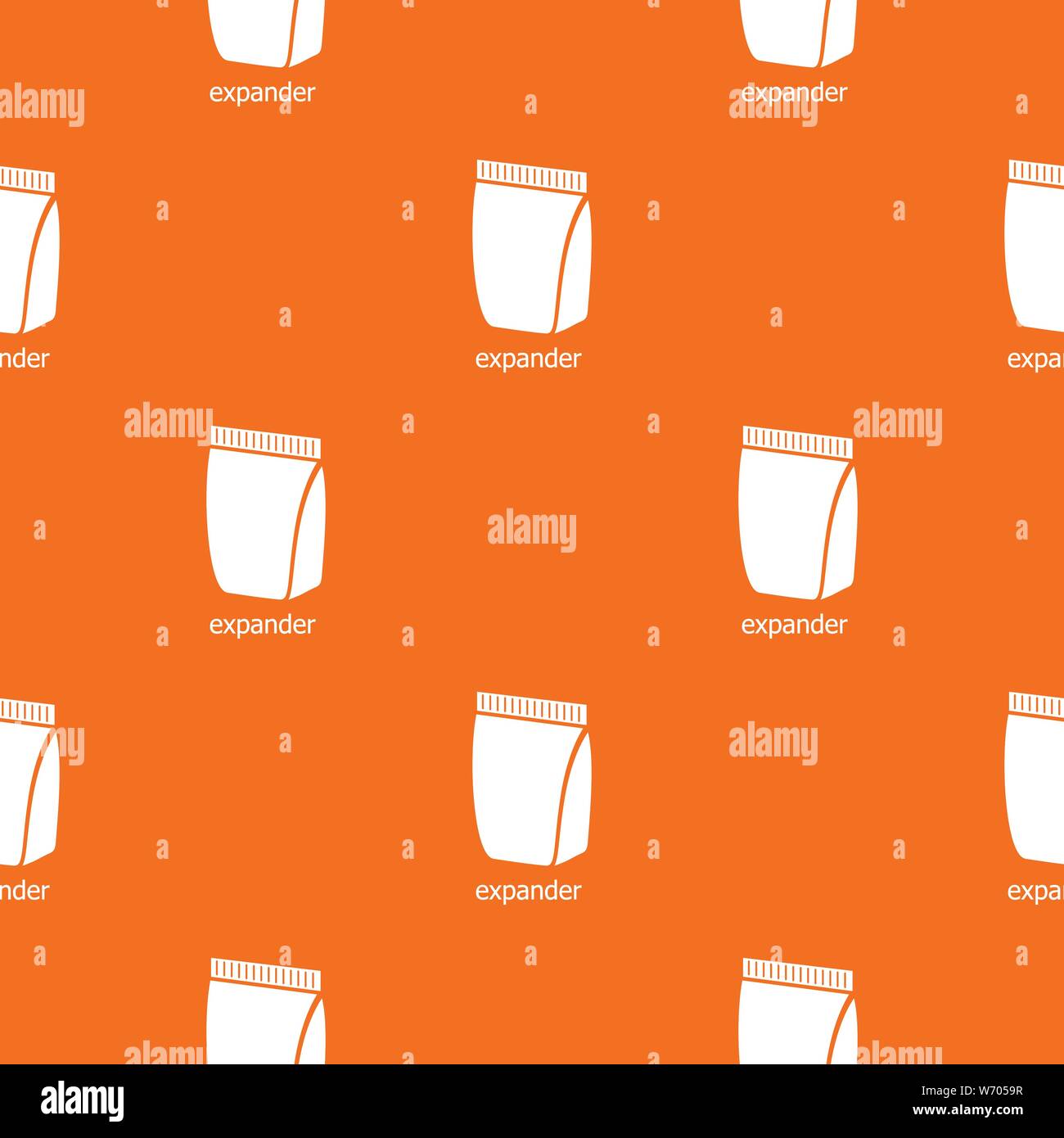 Package pattern vector orange Stock Vector