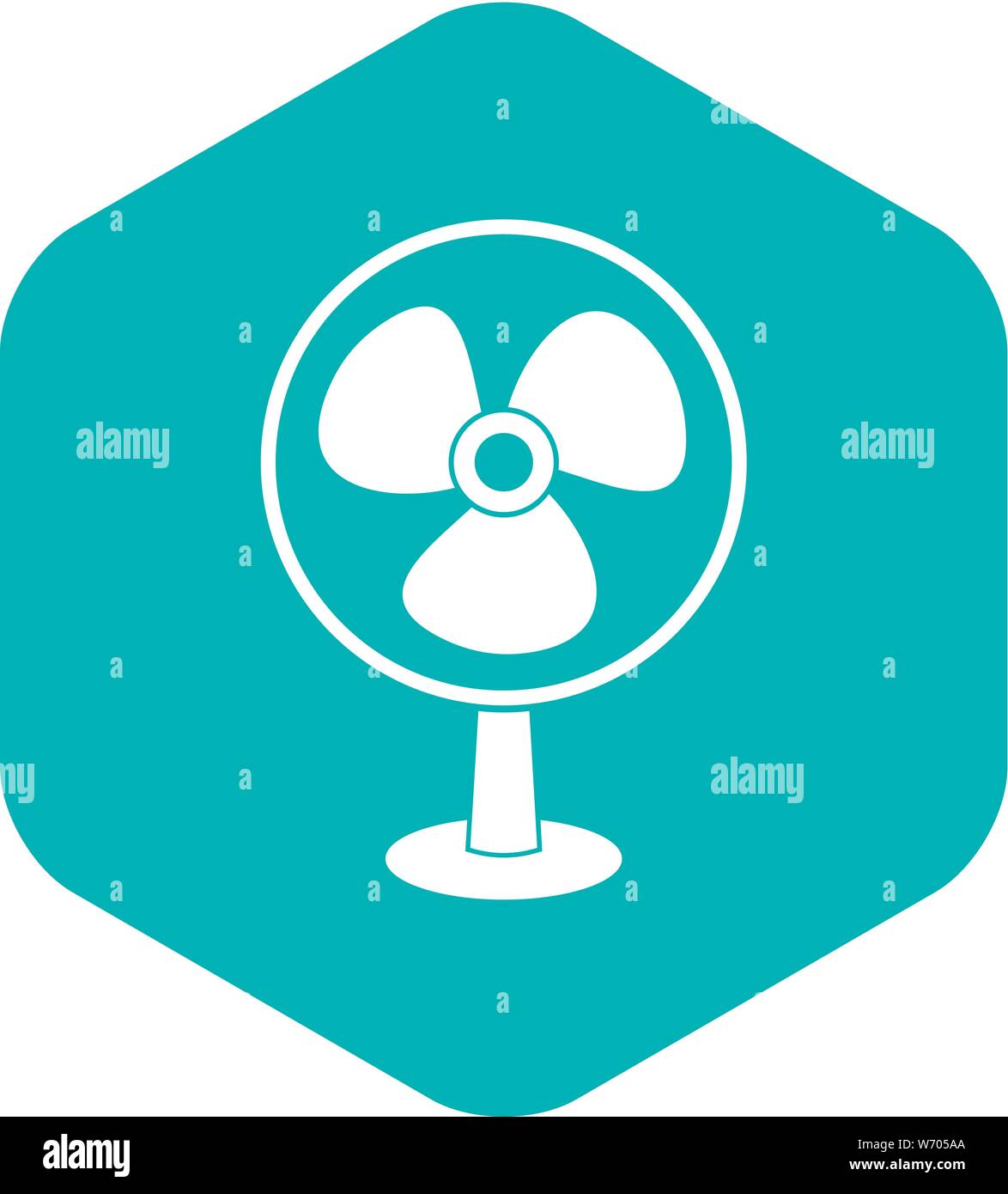 Ventilator icon, simple style Stock Vector