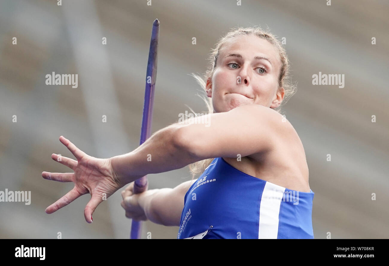 Berlin, Germany. 03rd Aug, 2019. Athletics German championship in the