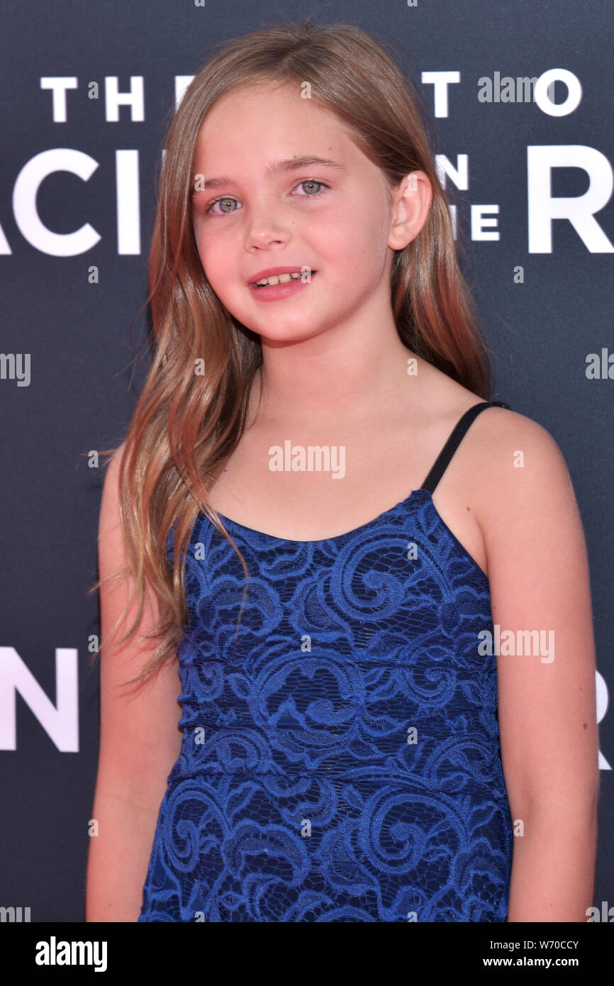 HOLLYWOOD, CA - AUGUST 01: Ryan Kiera Armstrong arrives for the