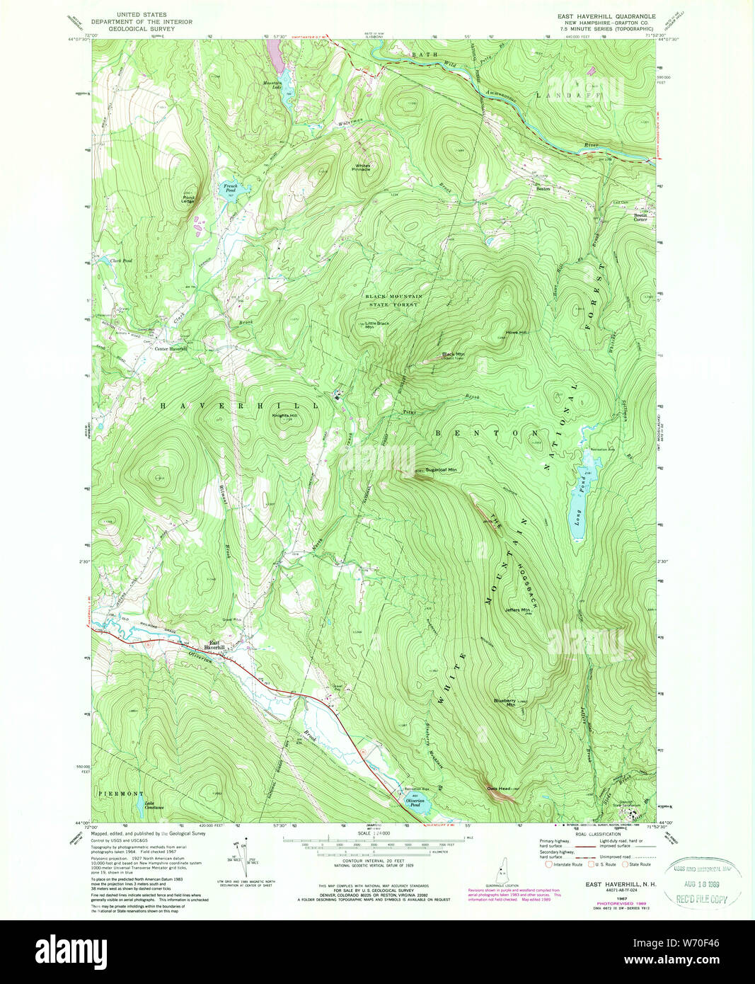 Haverhill new hampshire map hires stock photography and images Alamy