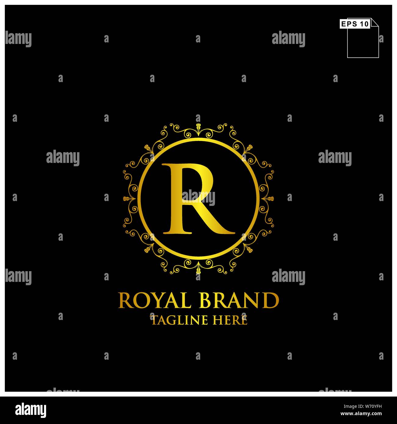 Royal brand and luxury brand illustration vector logo design old king sign  and symbols premium luxury vip hotel icon Stock Vector Image & Art - Alamy