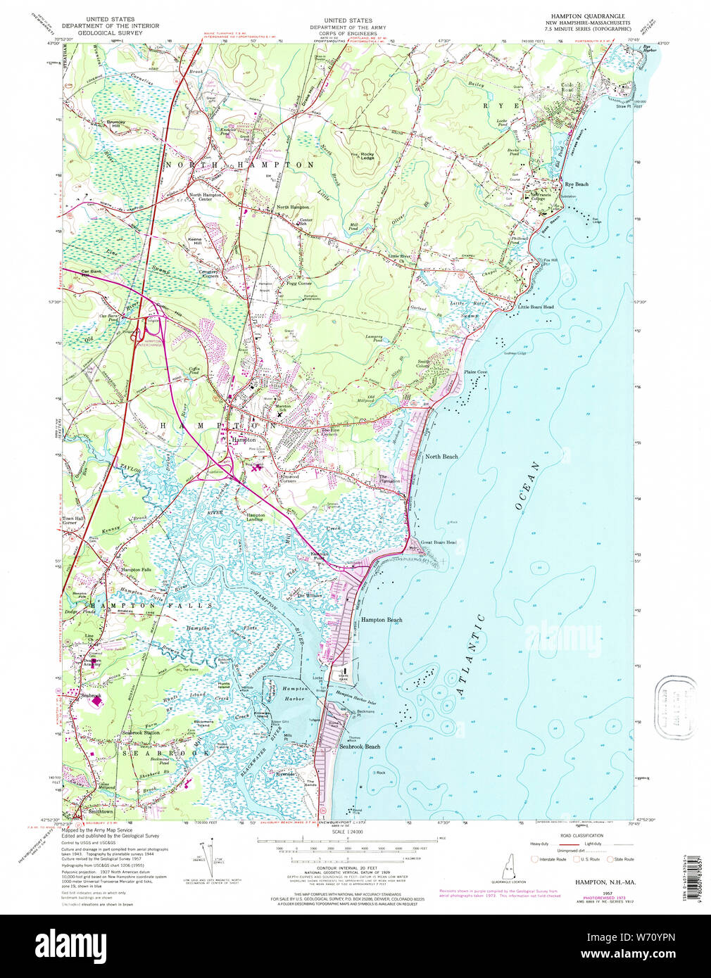 Map of new hampton hires stock photography and images Alamy