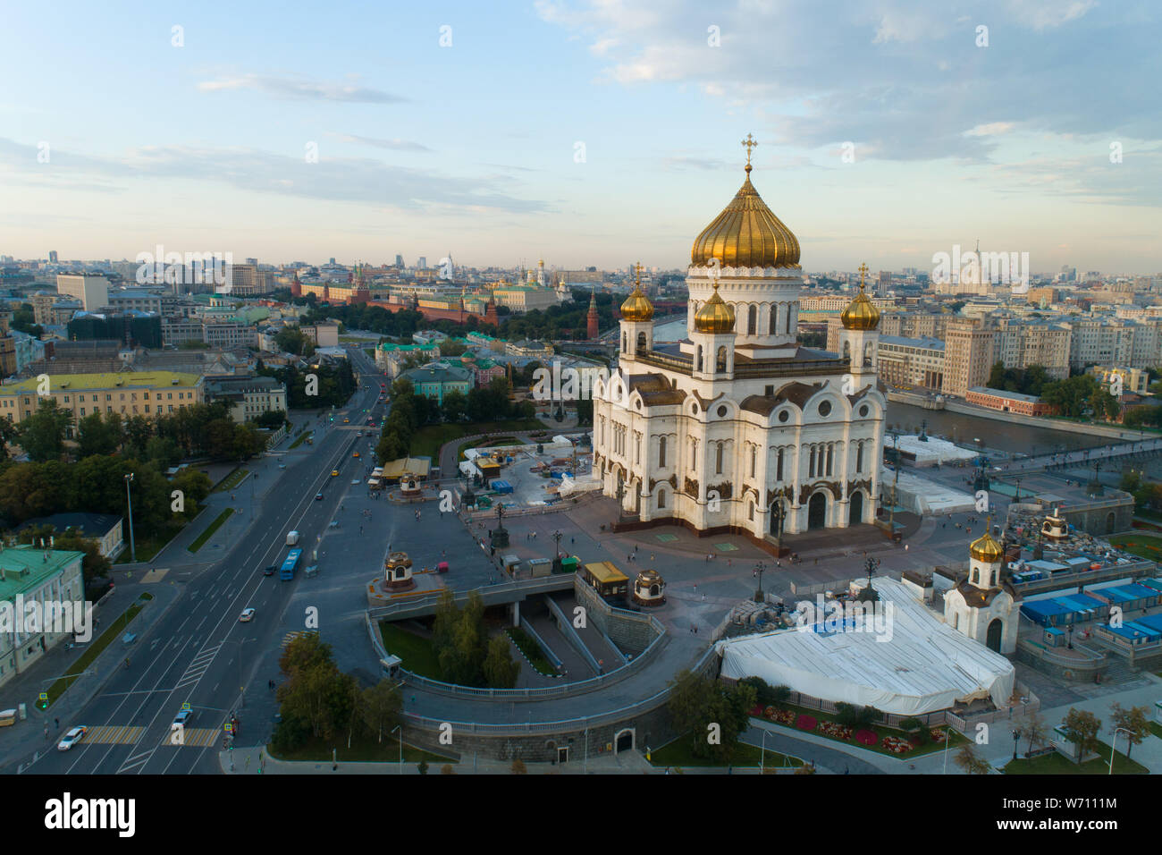 Храм Христа Спасителя квадрокоптер
