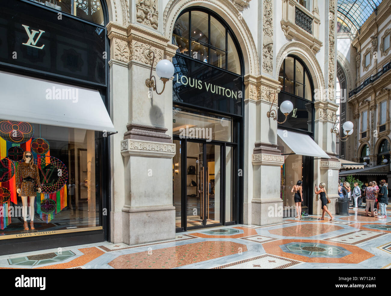 Louis Vuitton store in Galleria Vittorio Emanuele in Milan, Italy Stock  Photo - Alamy