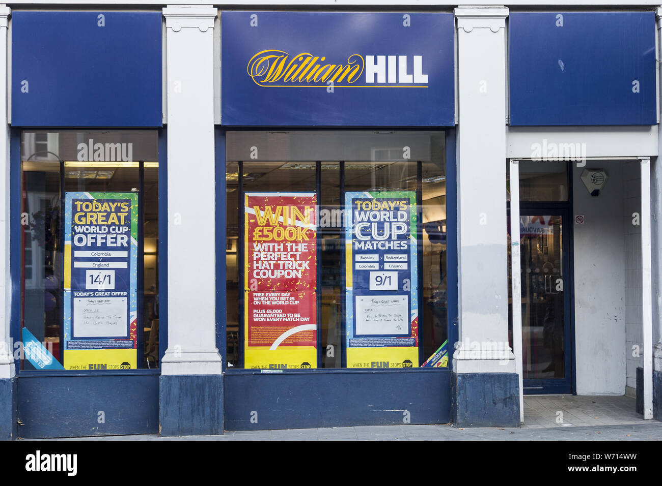 William hill number of stores