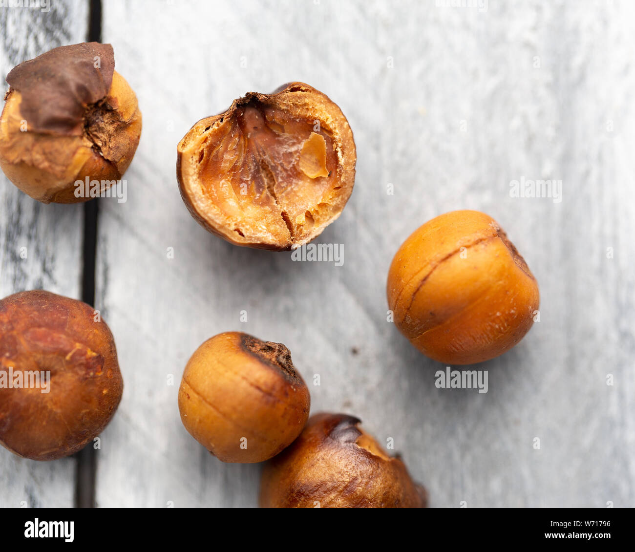 Whole bush onion on a white background Stock Photo