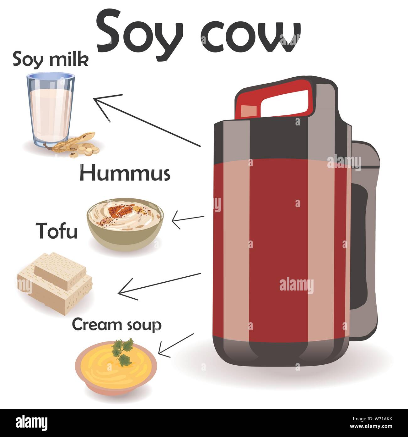 cow-eating-grain-stock-vector-images-alamy
