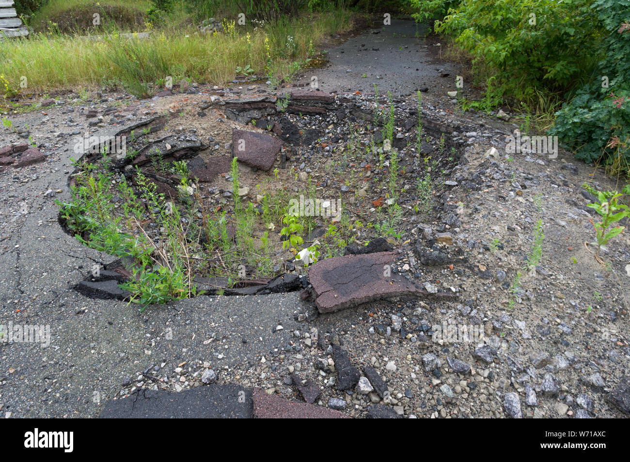 Trace of military weapons. Military exercises in the exclusion zone