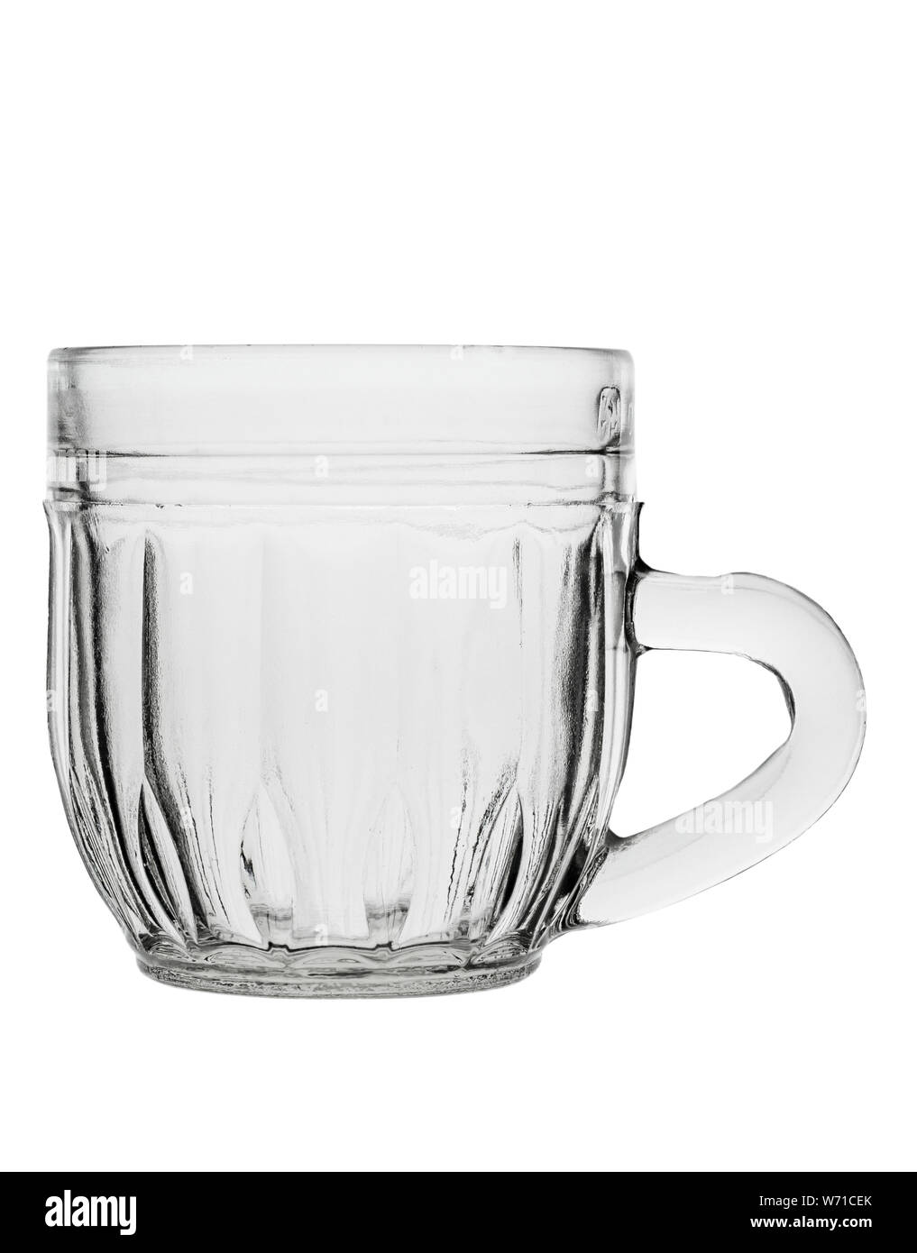 Empty beer mug isolated on white background. file contains space for text Stock Photo