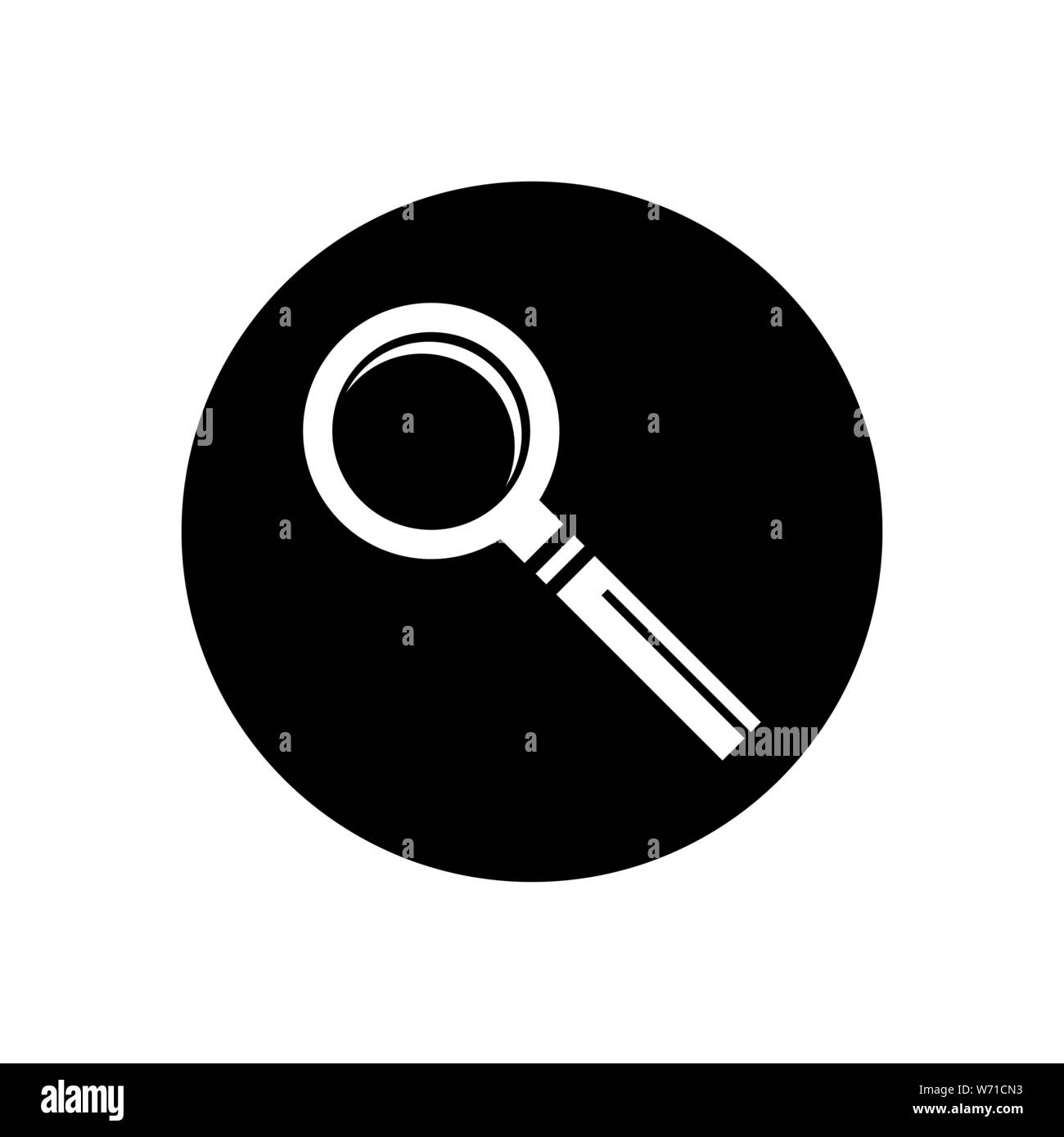 magnifying glass icon. Logo element illustration.magnifying glass symbol design. colored