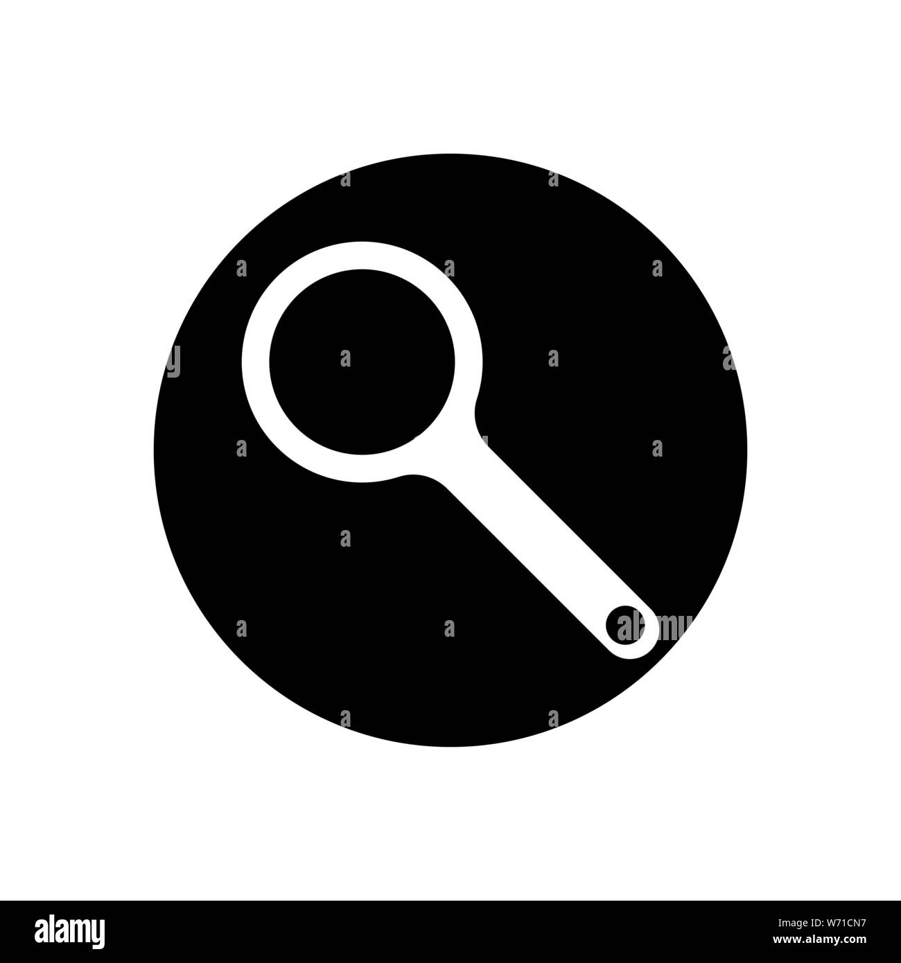 magnifying glass icon. Logo element illustration.magnifying glass