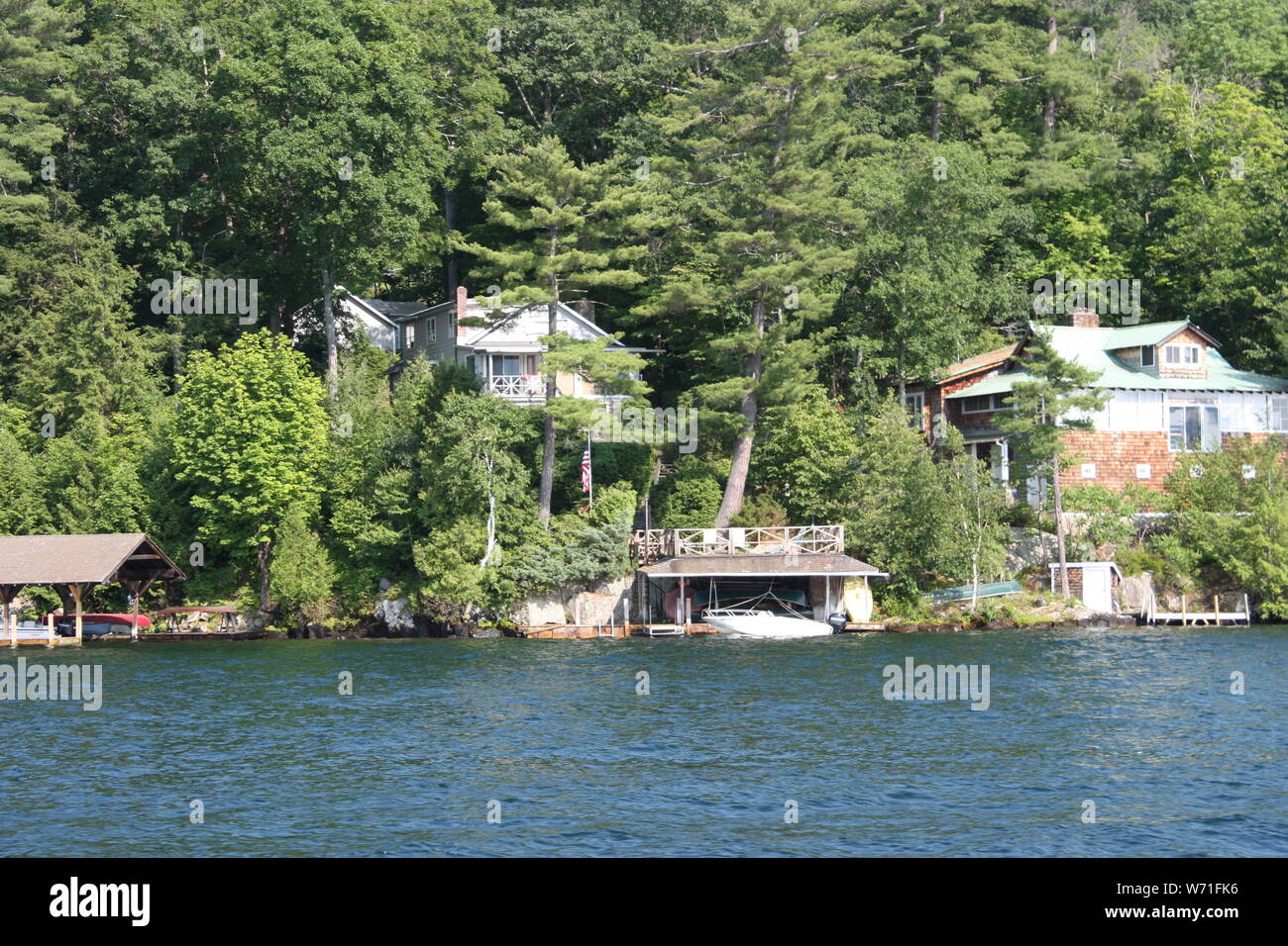 Lake NY Scenery Lake house Vacation life Stock Photo Alamy