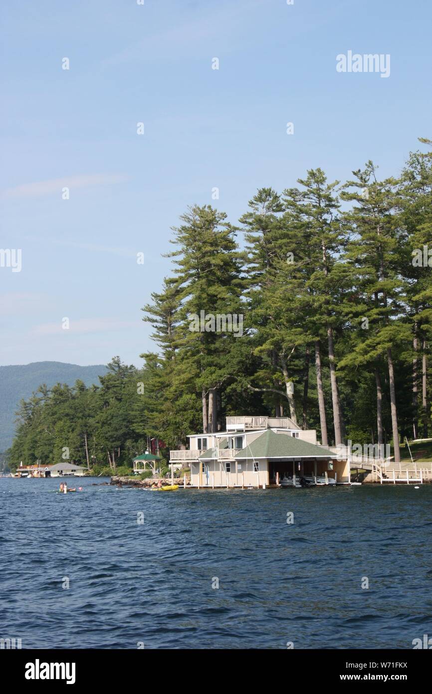 Lake NY Scenery Lake house Vacation life Stock Photo Alamy