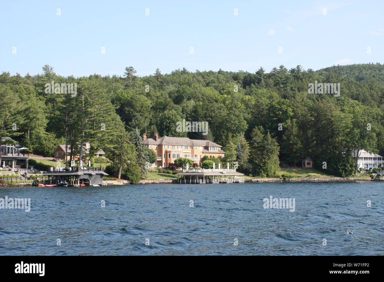 Lake NY Scenery Lake house Vacation life Stock Photo Alamy