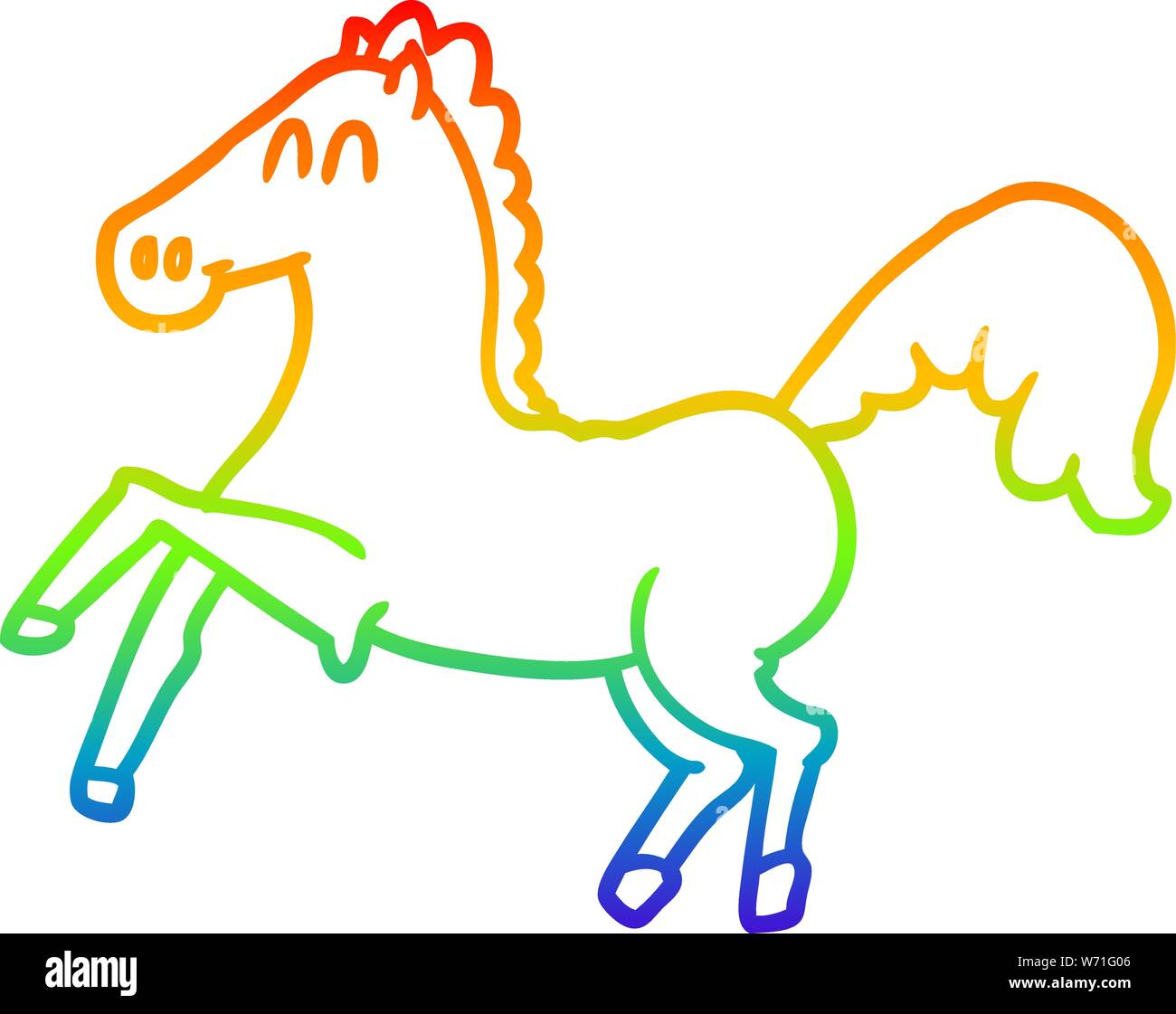 rainbow gradient line drawing of a cartoon horse rearing up Stock Vector Image & Art - Alamy rainbow gradient line drawing of a cartoon horse rearing up Stock Vector Image & Art - Alamy