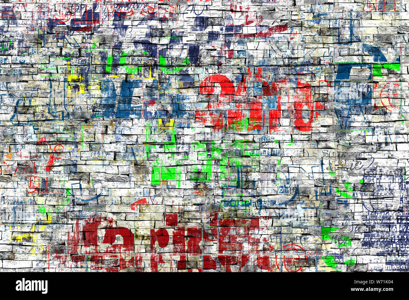 Graffiti street art. Graffiti wall art. Abstract graffiti background